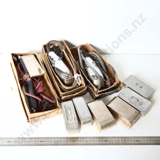Vintage Hair Clippers, Electric Clippers and Clothes Brushes
