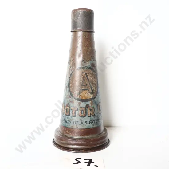 Big Tree Motor Oil Bottle Top With Dust Cap And Chain