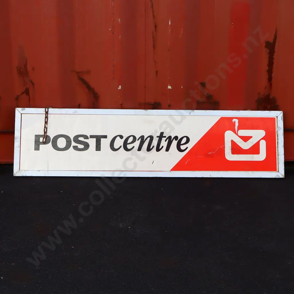 Vintage Post Office Double Sided Sign Image 1++