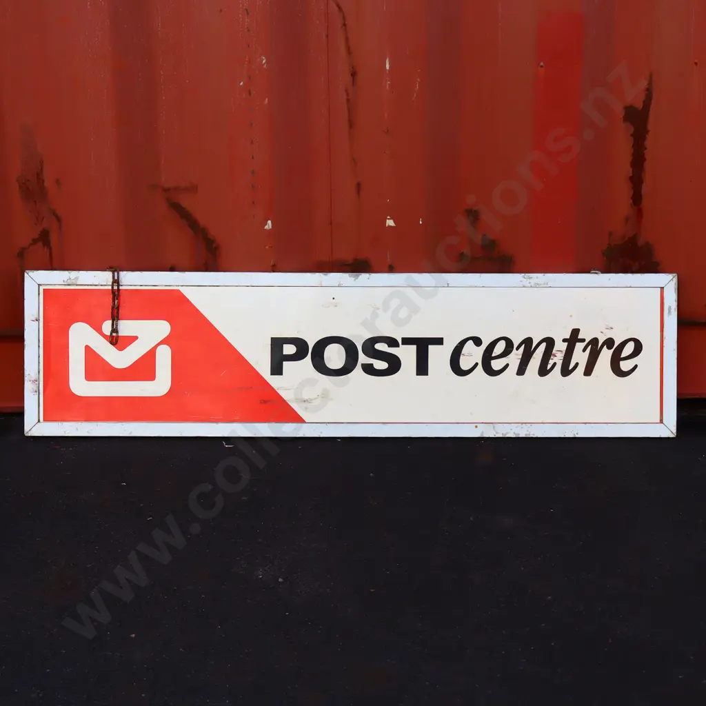 Vintage Post Office Double Sided Sign Image 1++