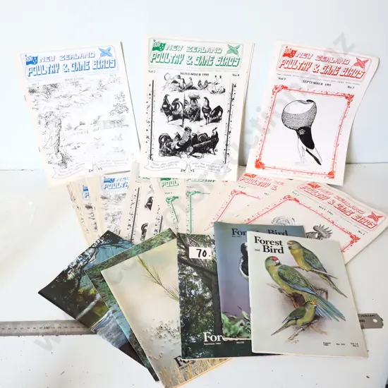 New Zealand Poultry & Game Birds Magazines & Forest & Bird Collection