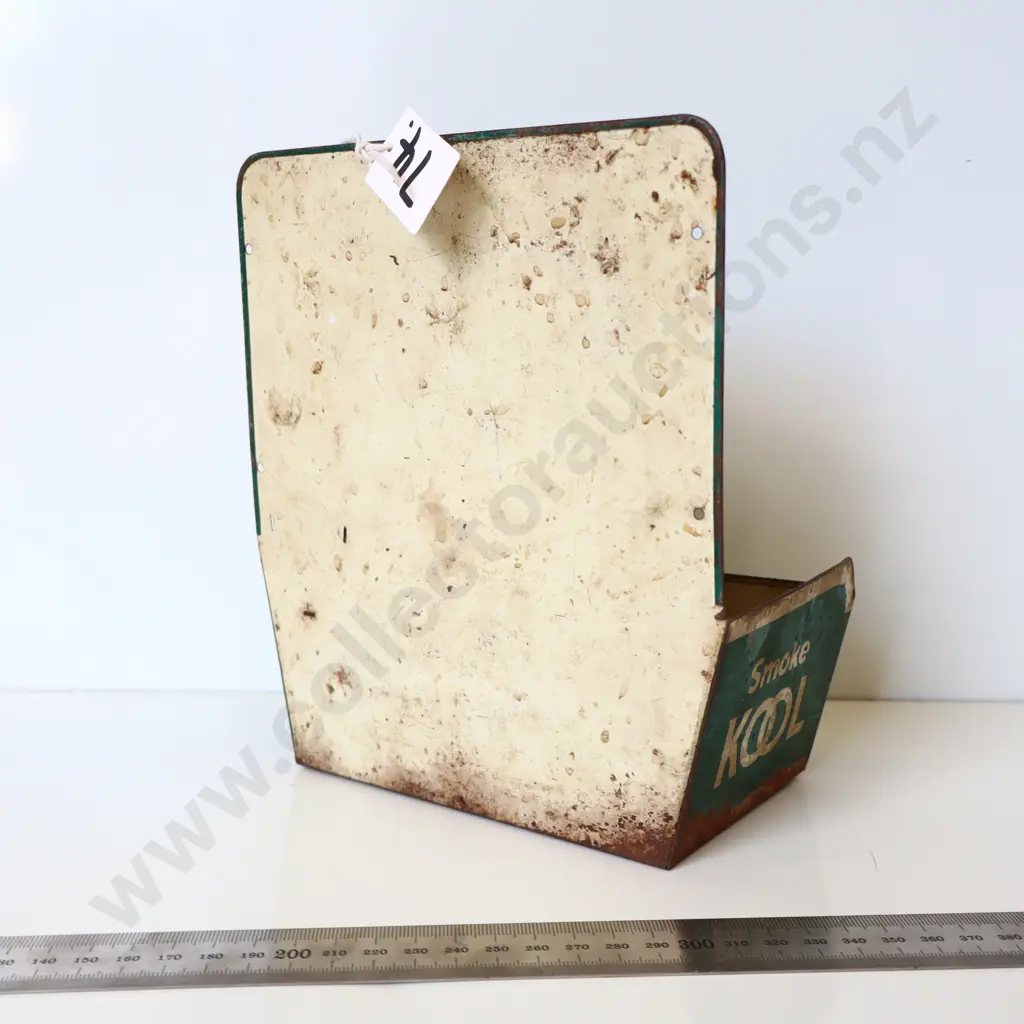 KOOL Cigarettes Tin Advertising Display Rack Image 1++