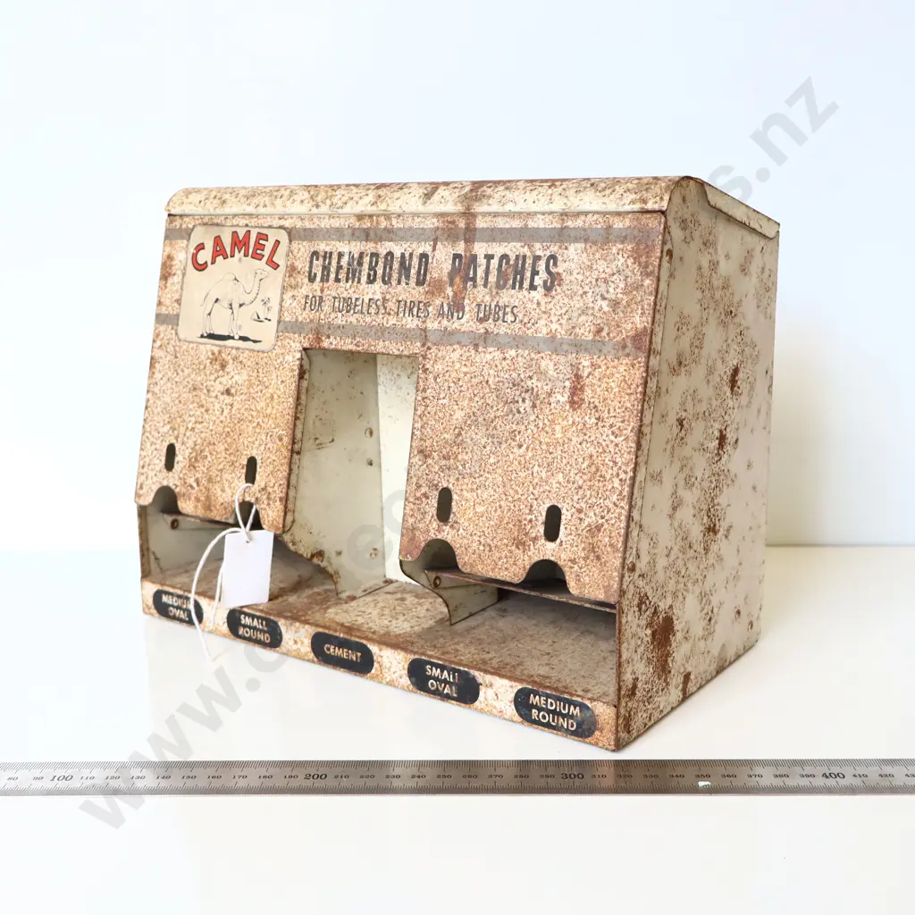 Camel Chembond Tyre Patch Tin Display Cabinet Image 1++
