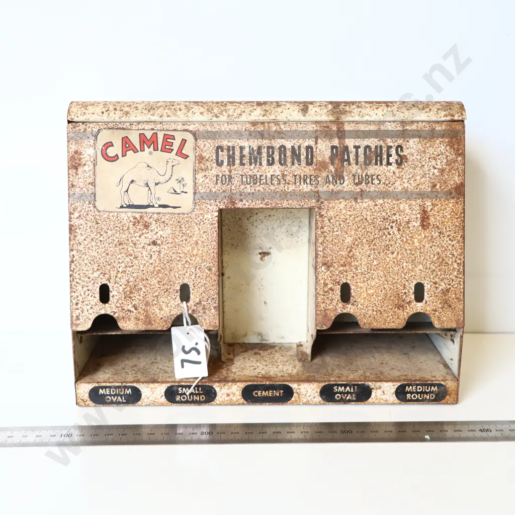 Camel Chembond Tyre Patch Tin Display Cabinet Image 1++