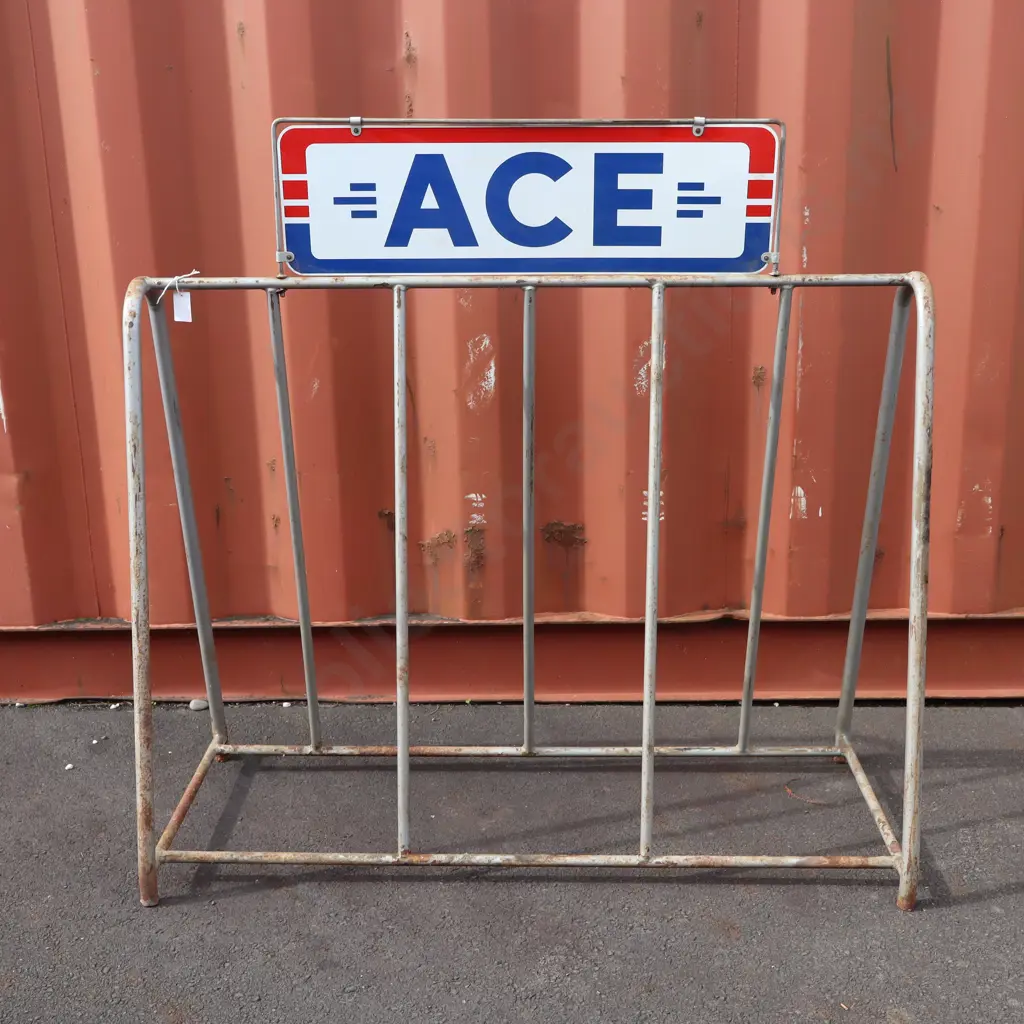 ACE Tyres Rack With Double Sided Sign Image 1++