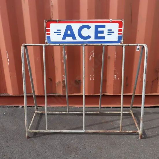 ACE Tyres Rack With Double Sided Sign
