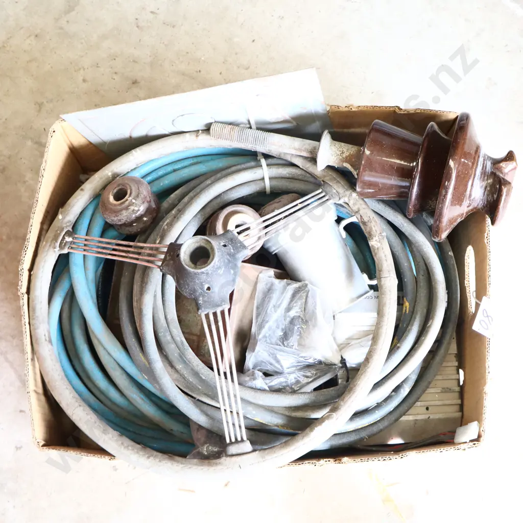 Mixed Electrical Insulators, Cable & Components Image 1++