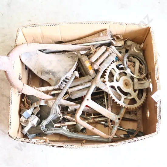 Vintage Bicycle Parts & Mixed Metal Components