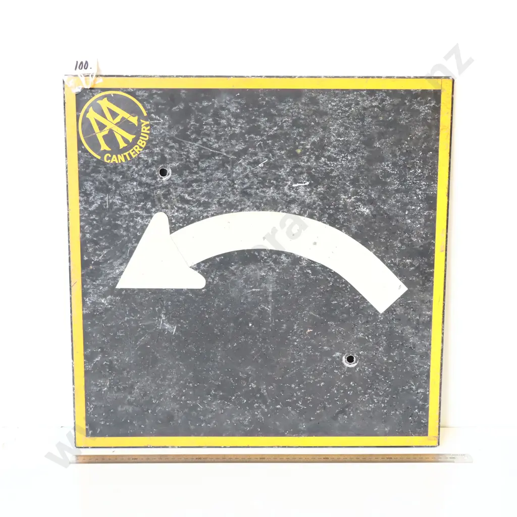 AA Canterbury Vintage Directional Road Sign Image 1++