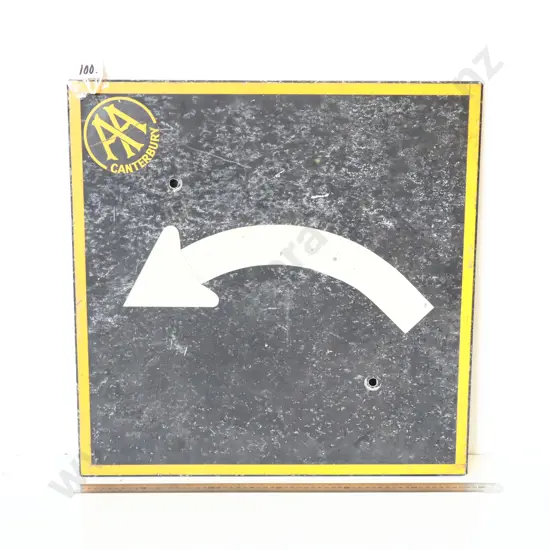 AA Canterbury Vintage Directional Road Sign