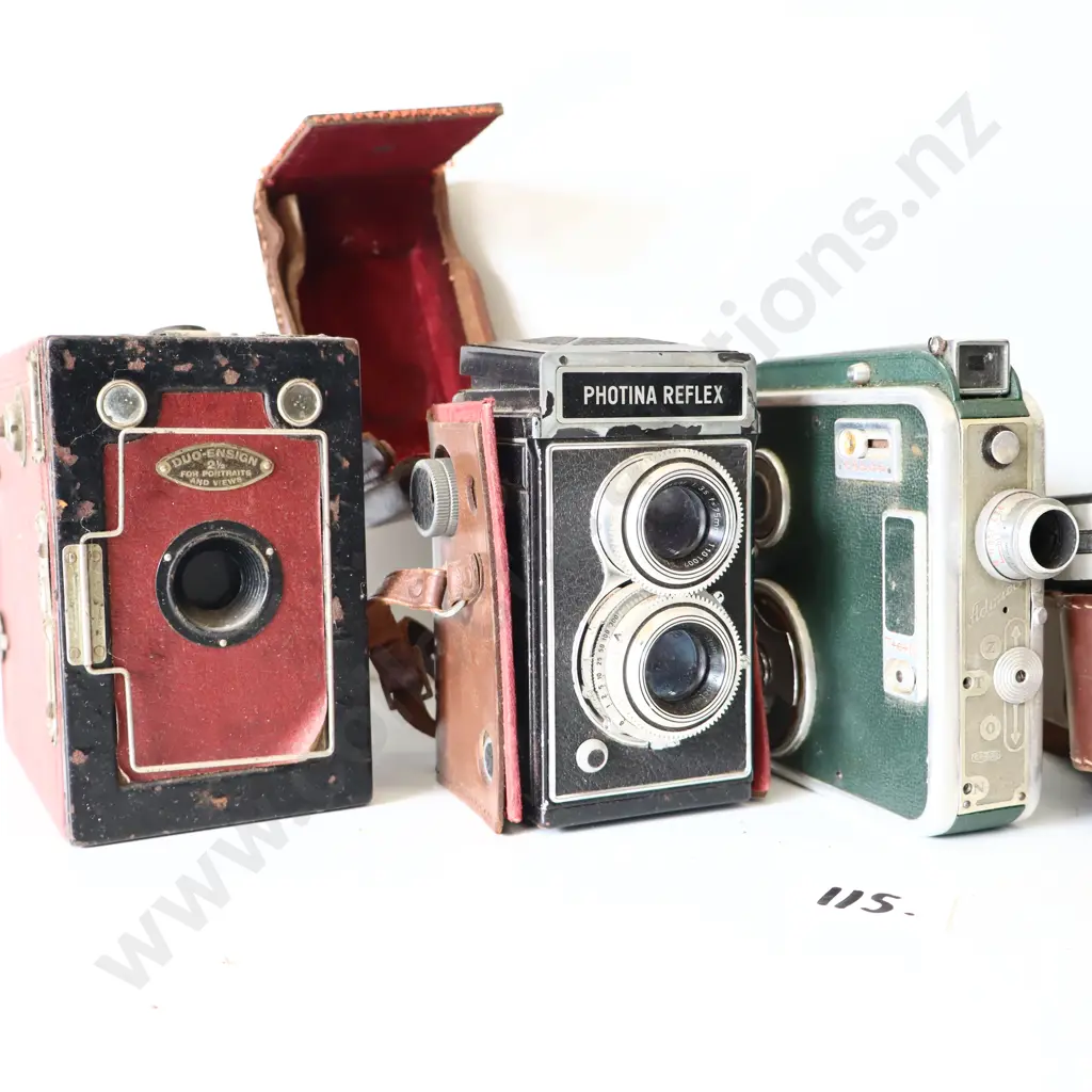 Vintage Camera Collection incl. Photina Reflex & Box Camera Image 1++