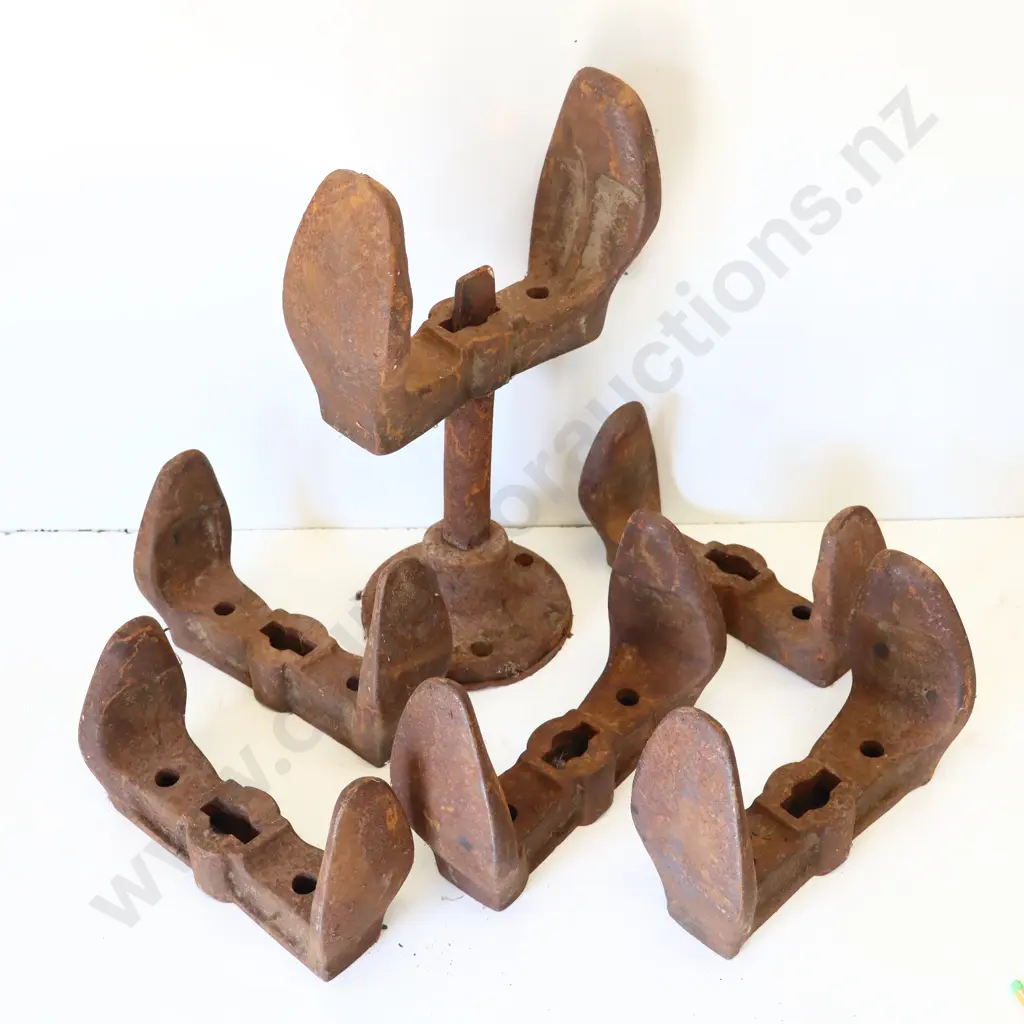Vintage Steel Shoe Lasts With Stand Image 1++