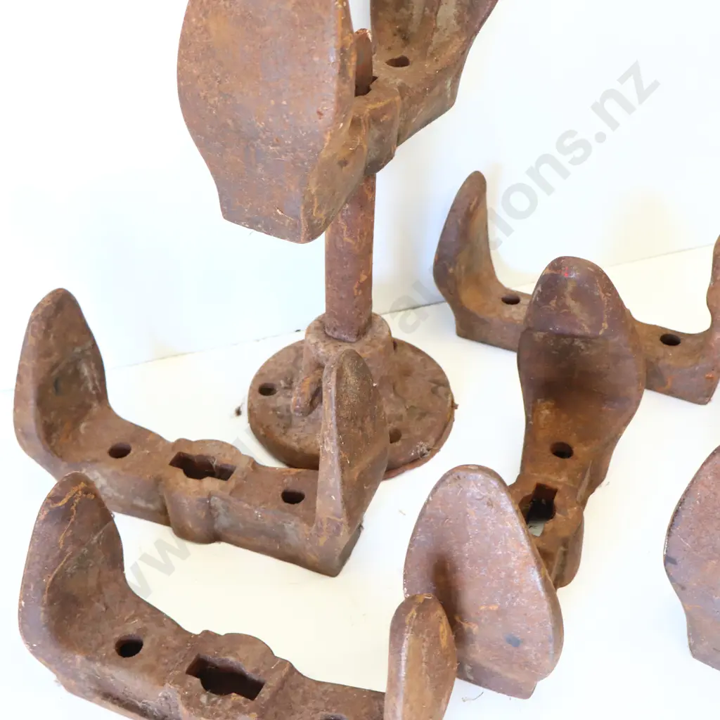 Vintage Steel Shoe Lasts With Stand Image 1++
