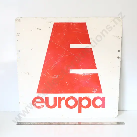 Europa Double Sided Sign