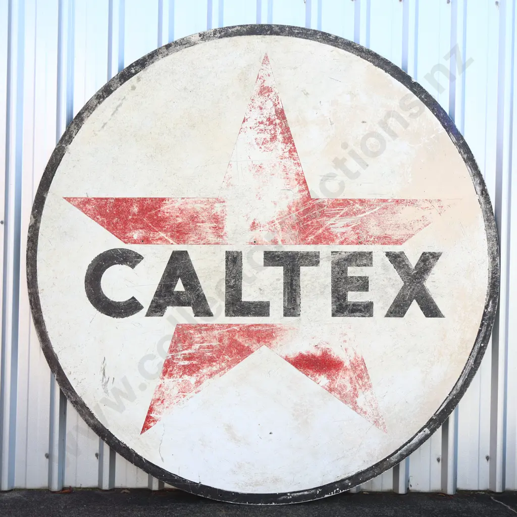 LARGE Caltex Double-Sided Advertising Sign Image 1++