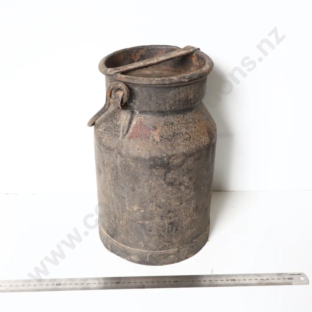 Vintage Metal Milk Churn Image 1++