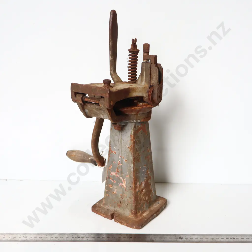 Antique Cast Iron Bottle Capping Machine Image 1++