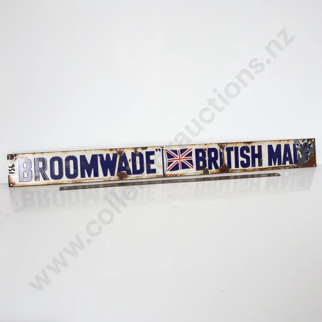 Broomwade British Made Enamel Sign Image 1++