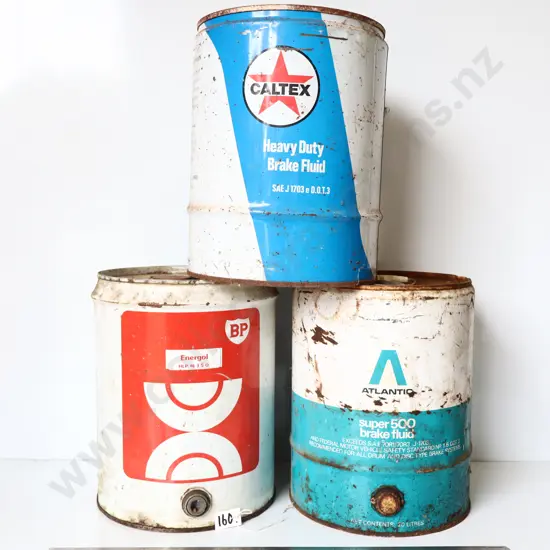 Vintage Oil Drum Collection (Caltex, BP, Atlantic)