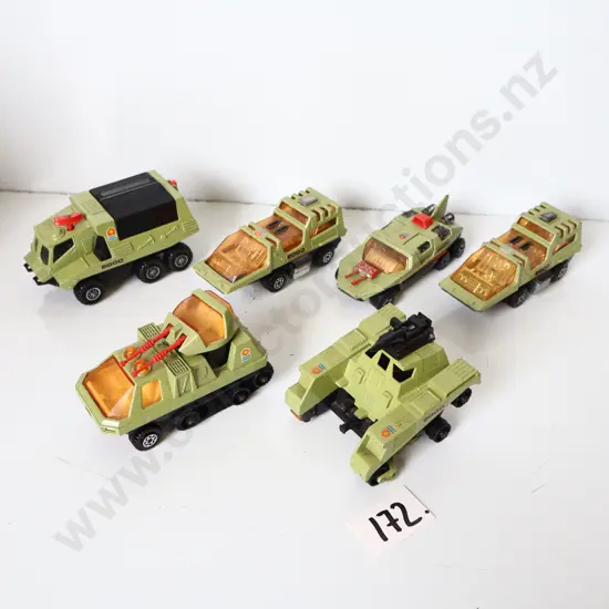 Vintage Matchbox Adventure 2000 Military Vehicle Group