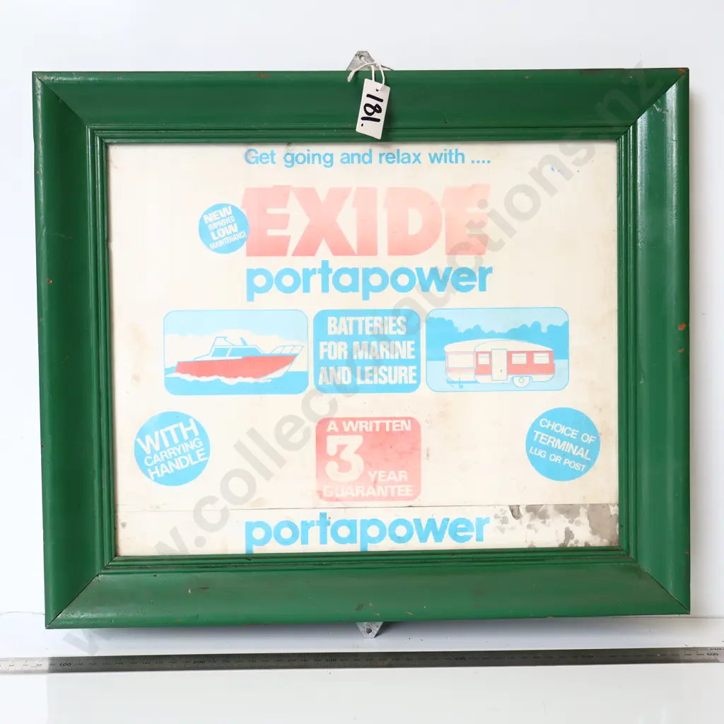 Exide Portapower Advertising Display Sign Image 1++