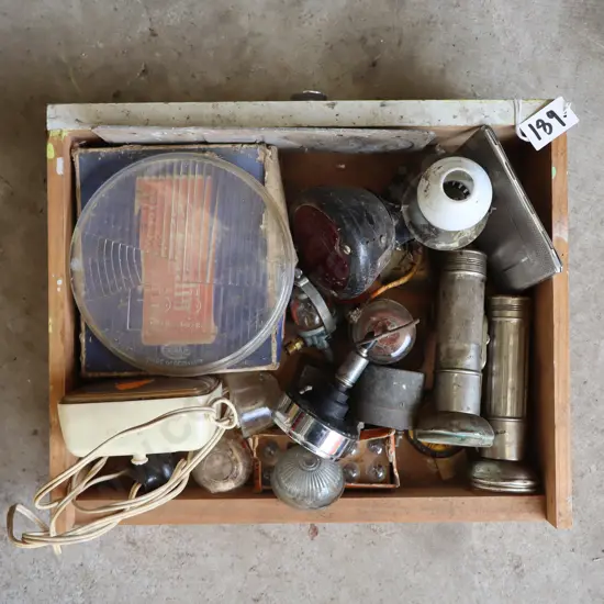 Mixed Vintage Automotive Lights & Accessories