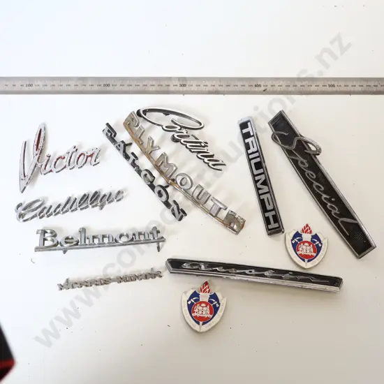 Mixed Vintage Car Badges & Emblems