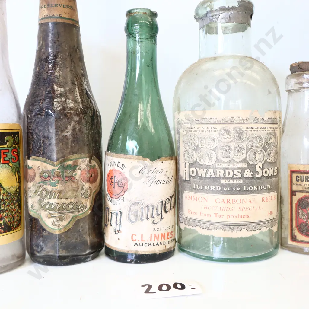 Assorted Vintage Bottles & Sauce Bottles Collection Image 1++