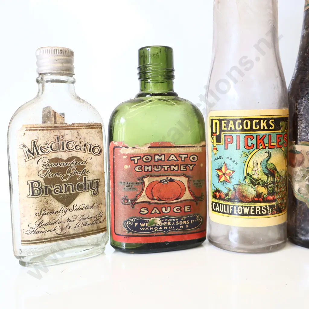 Assorted Vintage Bottles & Sauce Bottles Collection Image 1++