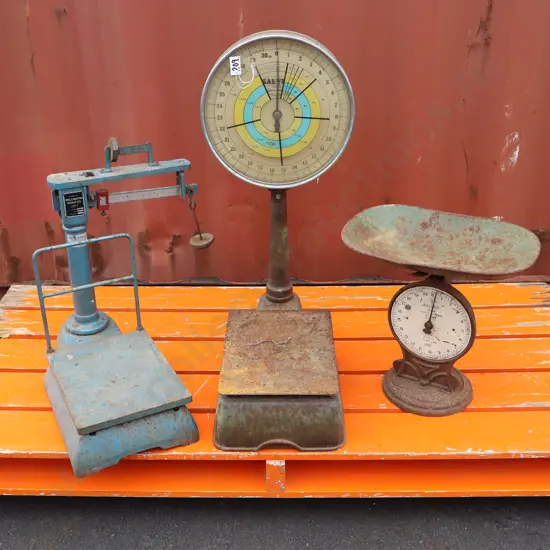 Collection of Vintage Scales (3)