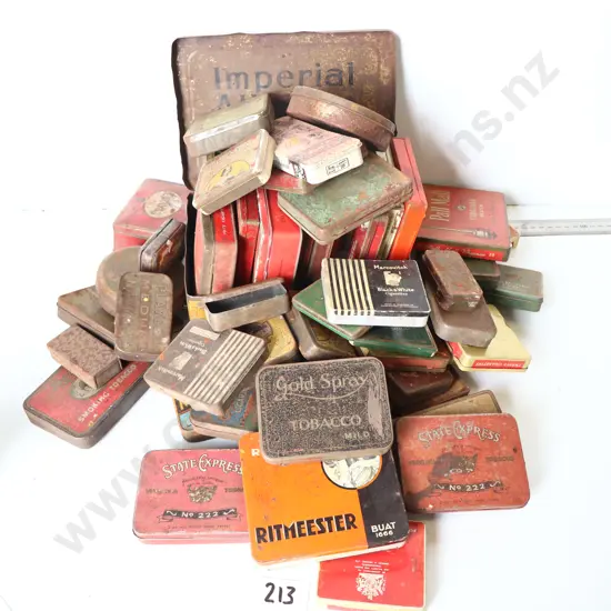 Large Collection of Vintage Tobacco Tins (Bulk Lot)