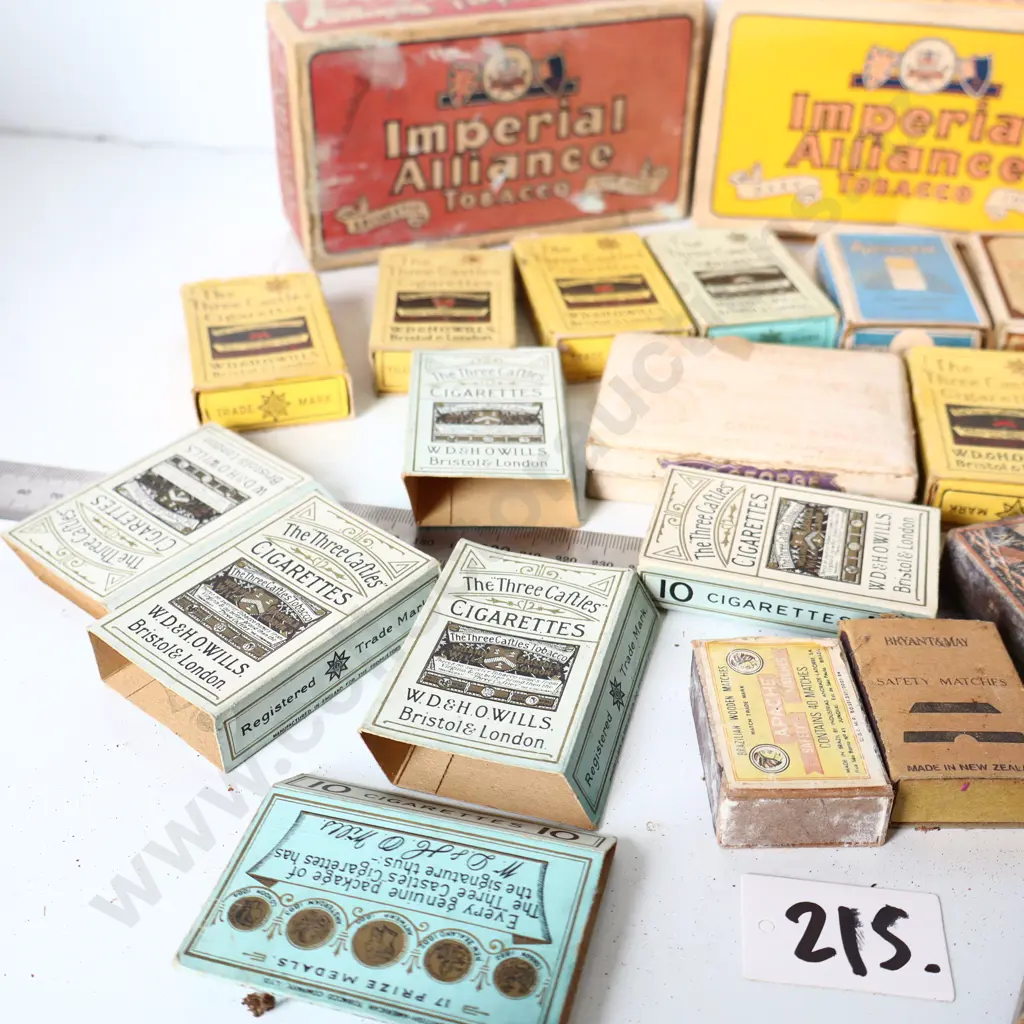 Collection of Vintage Cigarette Packets & Ephemera Image 1++