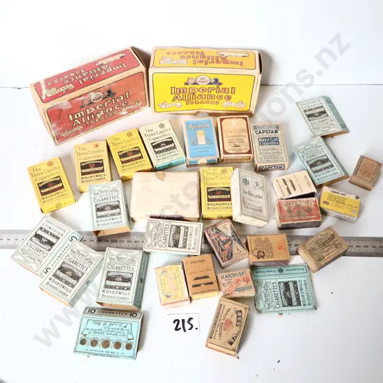 Collection of Vintage Cigarette Packets & Ephemera
