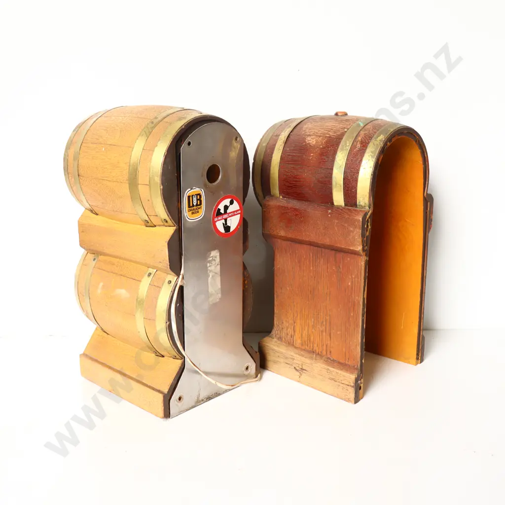 Pair of Vintage Beer Tap Handles - DB & Rheineck Image 1++