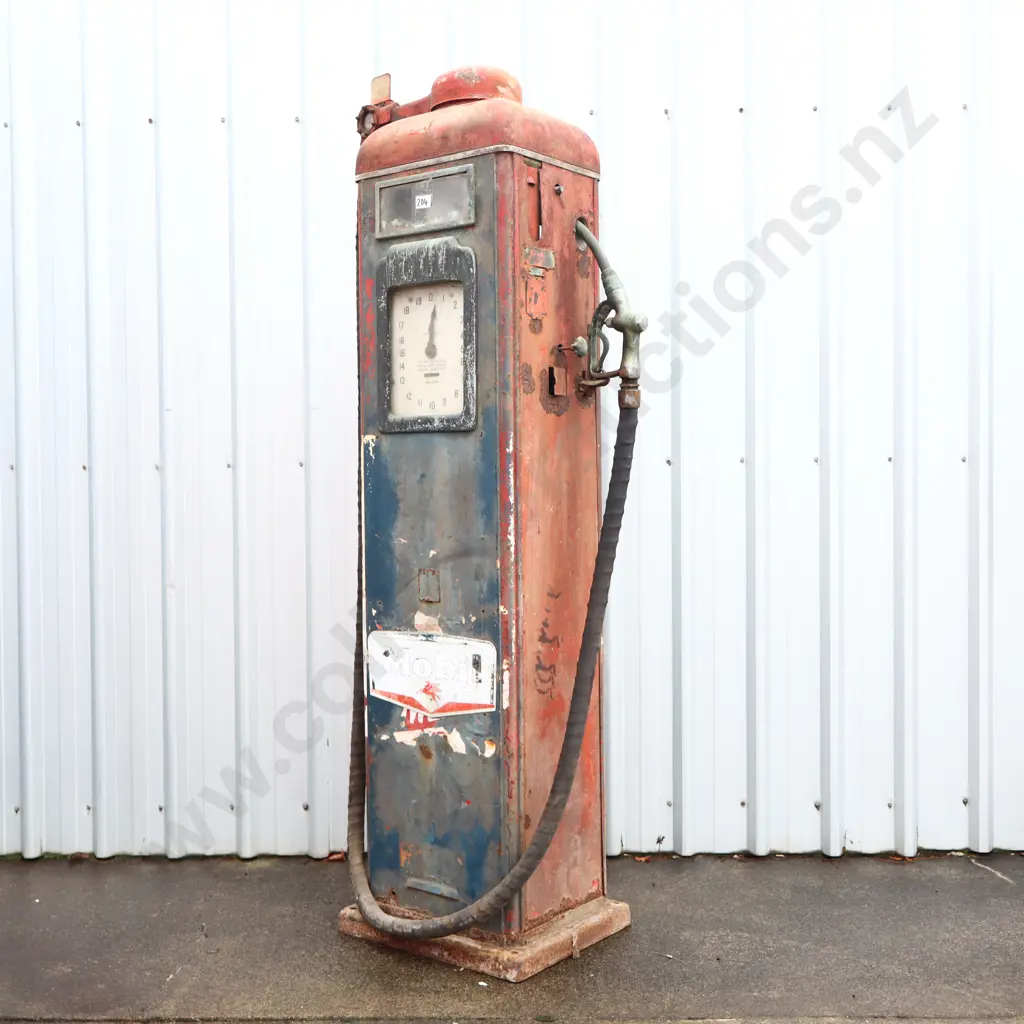 Gilbert And Barker Petrol Bowser Original Mobil Oil Image 1++