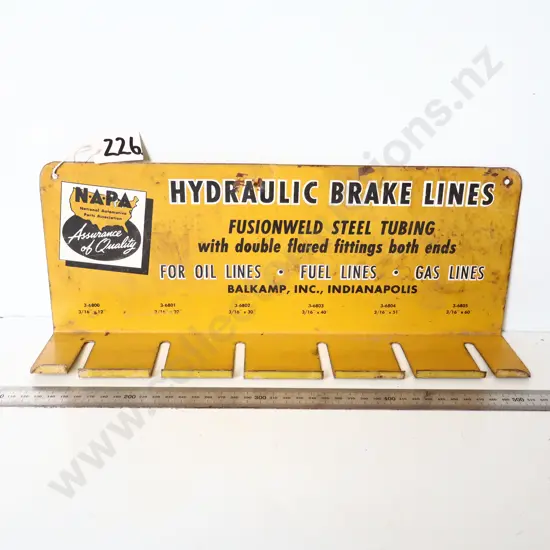 Napa Hydraulic Brake Lines Display Rack