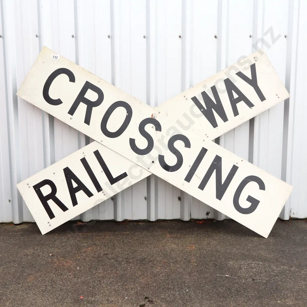 Railway Crossing Sign Image 1++