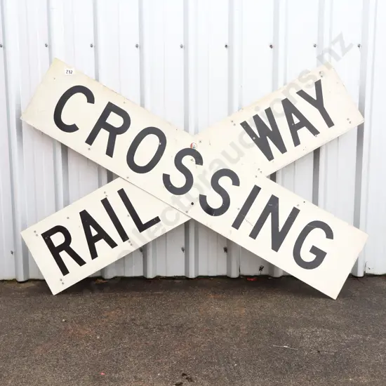 Railway Crossing Sign