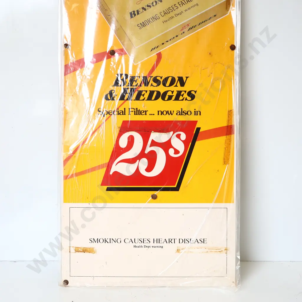 Benson & Hedges 25’s Sign Image 1++
