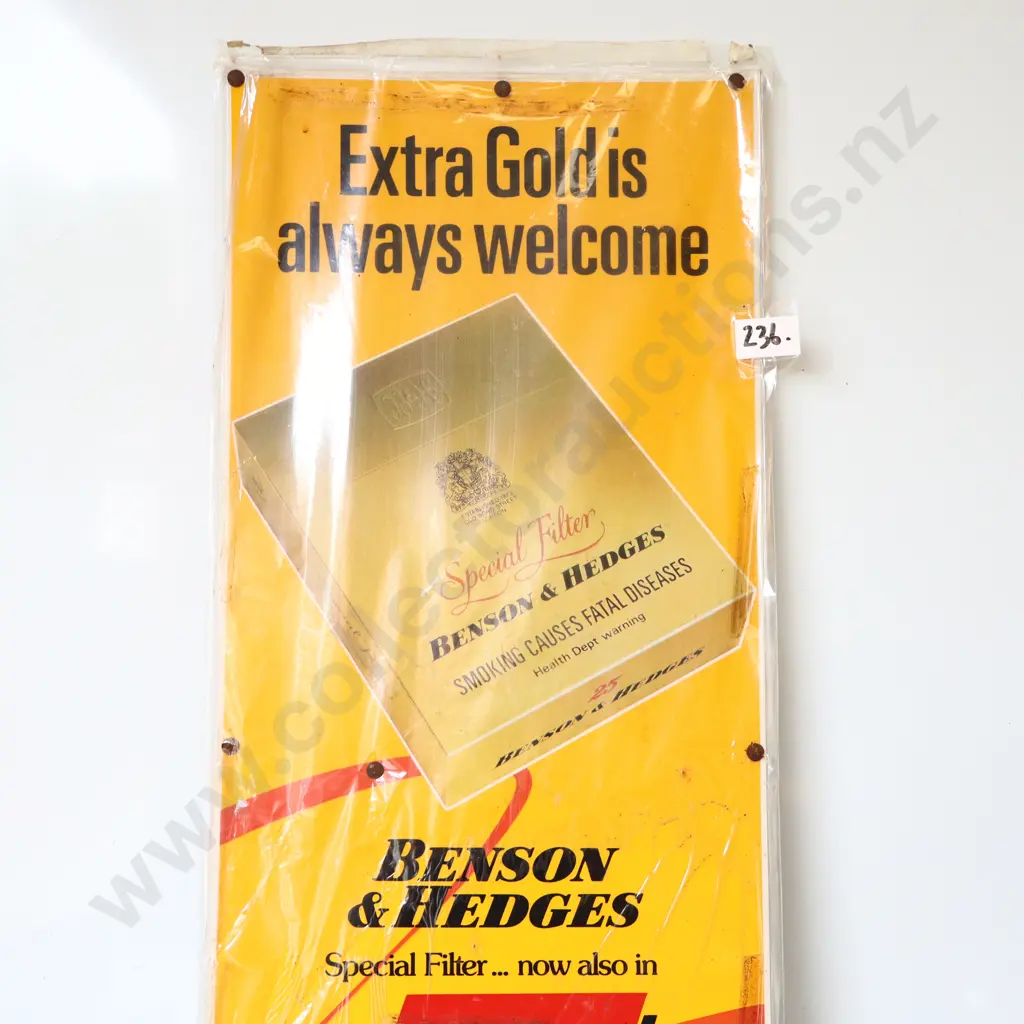 Benson & Hedges 25’s Sign Image 1++