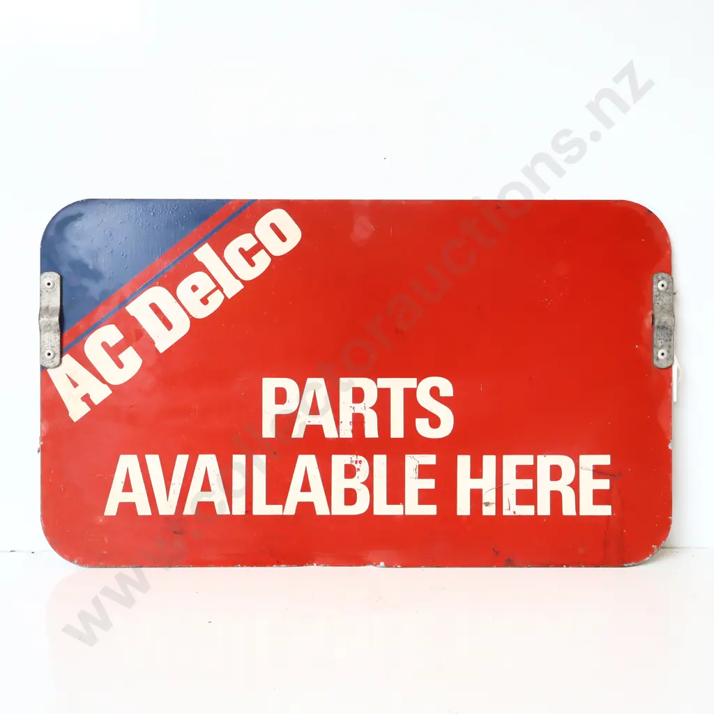 AC Delco Parts Double Sided Sign Image 1++