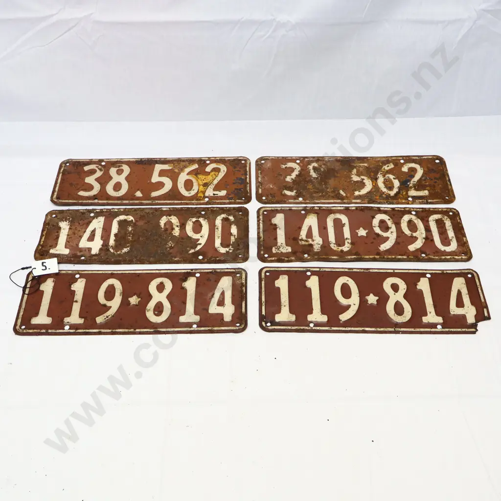 Collection of Vintage Number 1956 1961 Image 1++