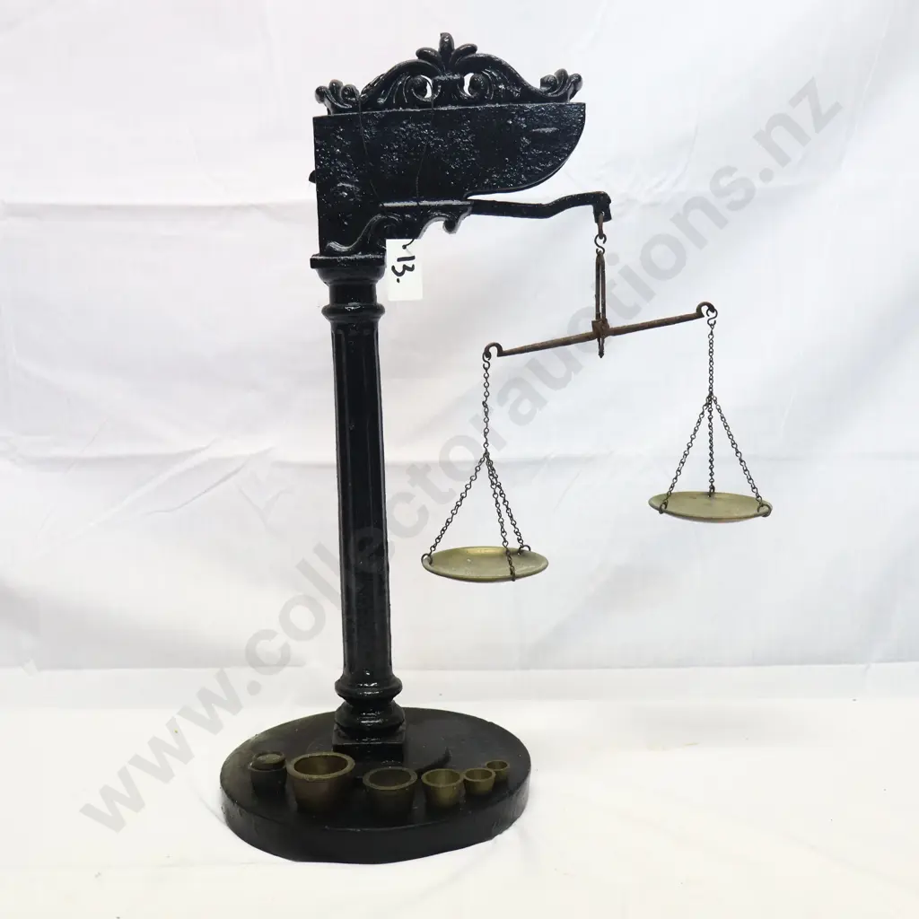 Antique Cast Iron Scales. Possibly From The Gold Fields Era. Image 1++