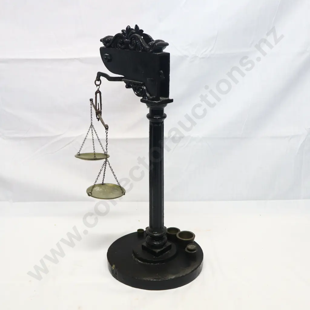 Antique Cast Iron Scales. Possibly From The Gold Fields Era. Image 1++