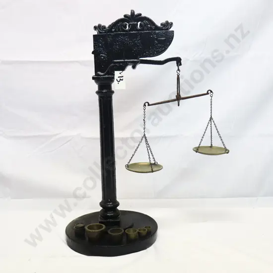 Antique Cast Iron Scales. Possibly From The Gold Fields Era.