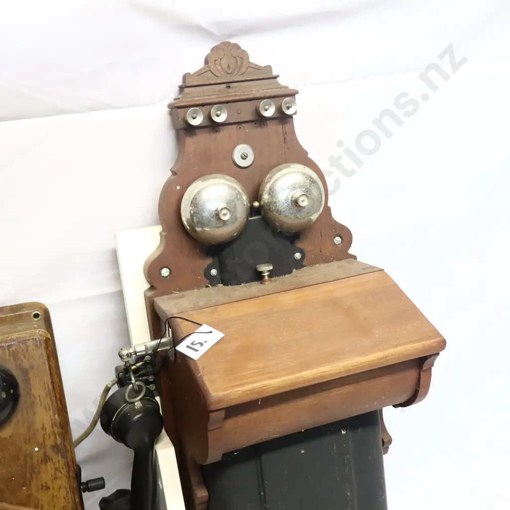 Pair of Vintage Wall Telephones Image 1++