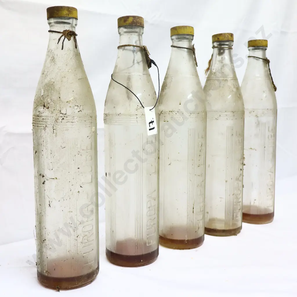 Collection of Europa Oil Bottles Image 1++