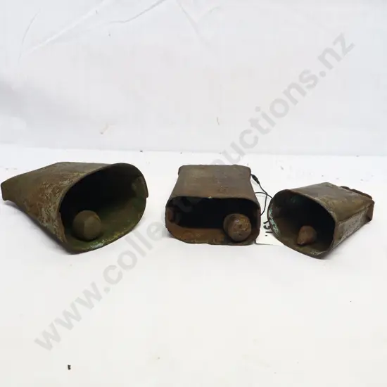 Collection of Vintage Cow Bells
