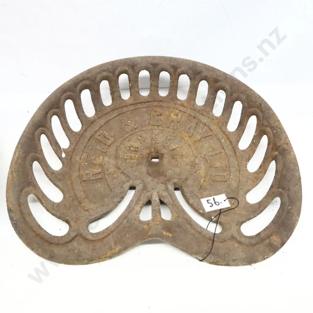 Pair of Cast Iron Tractor Seats Image 1++