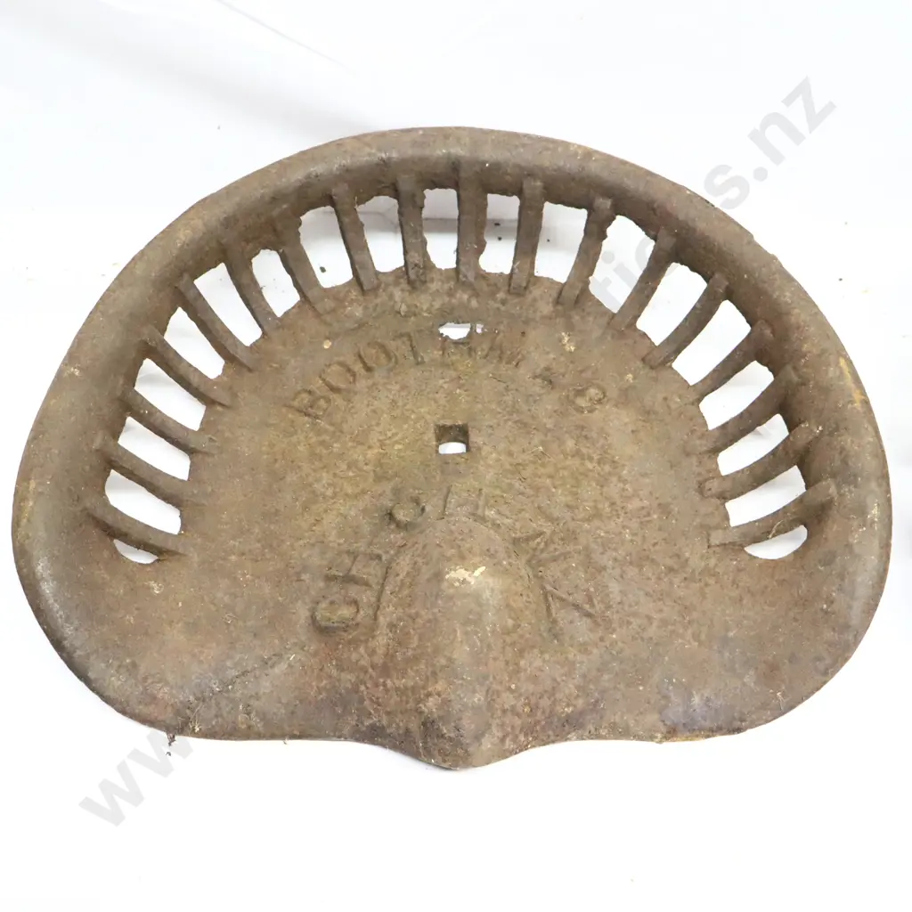 Pair of Cast Iron Tractor Seats Image 1++